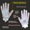 Seibertron H.P.I.L.G Touchscreen Lineman and Football Receiver Gloves, Flexible Breathable Impact Protection Back of Hand Glove Adult White S view 4
