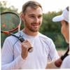 Tennis Damper, Tennis Racket Dampeners 4Pcs Inspiring Slogan Funny Silicone Tennis Damper Round Portable Tennis Shock Absorber for Racket Tennis, Tennis Vibration Dampener view 4