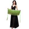 LEIXIUSM Skirts for Men Scarf Belt Dance Tassels Sequins Women Bead Wrap Outfit Hip Skirt Costume Sequin Pencil Skirts for(Light Green) view 1