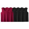 DGHM-JLMY Thin Sport Tank Top Men Summer Sleeveless V Neck Fashion Casual Muscle Seamless Undershirt Vest 6 Pack (Style10-6Pc,L) view 1