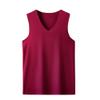 DGHM-JLMY Thin Sport Tank Top Men Summer Sleeveless V Neck Fashion Casual Muscle Seamless Undershirt Vest 6 Pack (Style10-6Pc,L) view 2