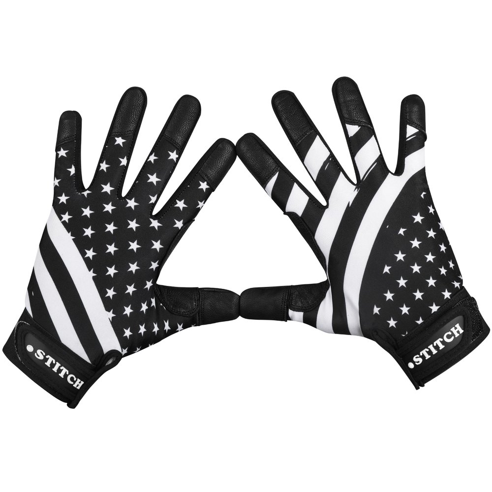Dot Stitch USA Flag Baseball Batting Gloves & Softball Glove American Flag Batting Gloves Youth Kids Baseball Batting Glove Youth Men Adult & Unisex