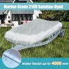 HFKJway Dinghy Boat Cover 7 Sizes Boat Cover UV Resistant Dinghy Covers for Small Inflatable and Rigid Inflatable Boats,520 * 210 * 46cm view 4
