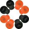 AliBall Glove Locks Baseball, Glove Lace Locks 8 Pack, Never Need Thying Knots Again, Fits All Baseball and Softball Gloves (Orange-Black) view 1