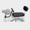 Woouagia Bicycle Rear Seat with Back,Pu Leather Soft Cushion Bicycle Passenger Seat,Rear Bike Seat Kids Including Cushion and Backrest, Armrest, Footrests (Black) view 4