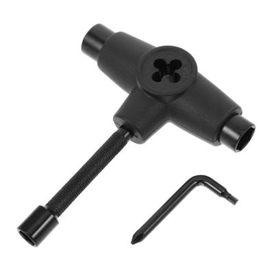 Parliky Skate Tool Ratchet Longboard Screwdriver Tool for Skateboard Fix Portable Skate Kit Professional Wrench Repair Wrench