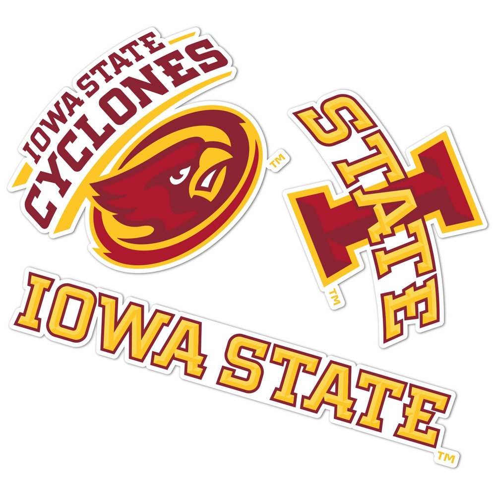 Desert Cactus Iowa State University Sticker ISU Cyclones Vinyl Decals Laptop Water Bottle Car Scrapbook T5 (Type 5-1)