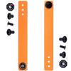 [1 Pair] HolsterSmith - (5.75 inch) - IWB Soft Belt Loops - (Orange)  HD Ruberized Nylon - w/Pull-The-Dot Security Snaps & Multi Mounting Hardware - (Fits 1.25-2.0 inch Belts (Adjustable) view 1