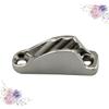 Anneome 2pcs Stainless Steel Cleat for Sailing Rope Buffer Device Tensioner for Yacht and Boat Ropes Essential Sailing Accessory view 4