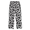 ALAZA Black White Cow Print Pajama Pants Long Sleep Pant Pajama Bottoms Elastic Waist with Pockets 13-14 Years view 2