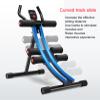 JBNCRYGD Foldable Sit Up Bar, Core Fitness Exercise Equipment, Abdominal Machine, Ability to Reduce Stress on Neck and Back, Abdominal Fitness Equipment view 3