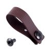 [1 Pair] HolsterSmith - (5.75 inch) - IWB Soft Belt Loops - (Brown)  HD Ruberized Nylon - w/Pull-The-Dot Security Snaps & Multi Mounting Hardware - (Fits 1.25-2.0 inch Belts (Adjustable) view 2
