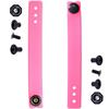 [1 Pair] HolsterSmith - (5.75 inch) - IWB Soft Belt Loops - (Hot Pink) HD Ruberized Nylon - w/Pull-The-Dot Security Snaps & Multi Mounting Hardware - (Fits 1.25-2.0 inch Belts (Adjustable)