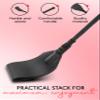 MILOPEDOX Riding Crop 18" Faux Leather Paddle Whip 12" Riding Set Whip Double Layer Durable Riding Whip for view 3