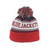 Columbus Blue Jackets NHL Officially Licensed Beanie Pom Finish Line view 2