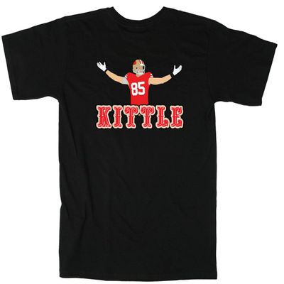 George Kittle San Francisco TD Shirt T-Shirt Youth Medium Black