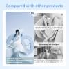 CHANGLKJ Thigh Master, Pelvic Floor Trainer, Hip Exercise Equipment with Intelligent Counter, 360 Rotation and Shock-Absorbing Anti-Slip, Hollow Design, for Postpartum Women, Fitness Beginners view 3