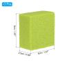 PATIKIL 5x5x2.5cm Pickleball Paddle Eraser,3 Pcs Square Rubber Pickleball Racket Dust Remover Bar Cleaner,Green view 2