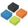 PATIKIL 5x5x2.5cm Pickleball Paddle Eraser,1 Set Square Rubber Pickleball Racket Dust Remover Bar Cleaner,Multicolor view 1