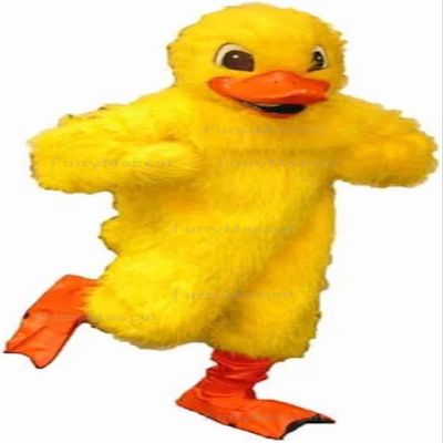 Yellow Lightweight Duck Suit Animal Mascot Costume Party Carnival Costumes With Fan Inside the Head