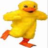 Yellow Lightweight Duck Suit Animal Mascot Costume Party Carnival Costumes With Fan Inside the Head view 1