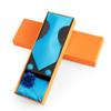 Solid Color Ties Set Men Handkerchief Cufflinks Brooch 3.15 inches Classic Formal Necktie Pocket Square Set (Light Blue 2) view 3
