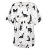 Boston Terrier Womens Lightweight Summer Cardigan - Casual Short Sleeve Beach Cover-Up view 4