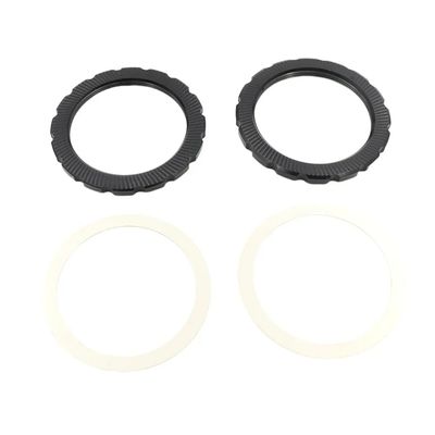 fistCycling for Campagnolo Fulcrum for Bora WTO Centerlock Disc Brake Rotor Lock Ring or AFS Disc Brakes : M1-101B (Black 2PCS)