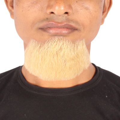 BC GOODS BY Men's Premium Human Hair Beard for Cosplay and Performance, Blonde