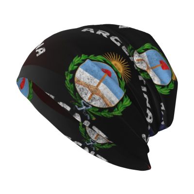 Argentina Coat of Arms Argentina Comfort Elegance Knitted Hat Black Daily for Men Women