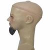 BC GOODS BY Men's Premium Human Hair Beard for Cosplay and Performance, Grey view 3