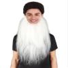 BC GOODS BY Long Synthetic Beard for Men Ideal for Cosplay and Performance, Light Grey view 1