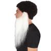 BC GOODS BY Long Synthetic Beard for Men Ideal for Cosplay and Performance, Light Grey view 3