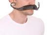 BC GOODS BY Men's Curly Mustache Human Hair Facial Hair for Cosplay, Black view 3