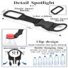 ZXZone 2PCS Bottle Buckle Clip Hanging Buckle Portable Water Bottle Ring Holder Keychain Mineral Water Bottle Clip for Backpack Belt Nylon Webbing Strap for Outdoor Tactical Camping Hiking(D,Red) view 3