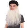 BC GOODS BY Long Synthetic Beard for Men Ideal for Cosplay and Performance, Dark Grey view 2