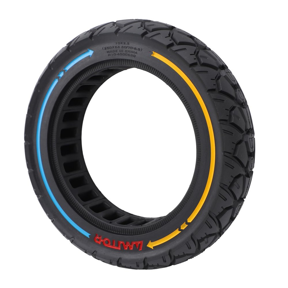 10x2.5 Electric Scooter Tire, Anti Skid Scooter Solid Tire Rubber Tire Replacement for G30 Scooter