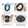 10x2.5 Electric Scooter Tire, Anti Skid Scooter Solid Tire Rubber Tire Replacement for G30 Scooter view 3