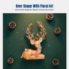 Aosekaa Enameled Jewelry Box Enamel Elk Trinket Box Decor Ornate Craft Keepsake Box Decorative Jewelry Holder Box for Earrings, Orange view 3