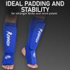 Fadi Sports Revansh Shin Instep Guards - Unisex High-Impact Foam Leg Protectors for MMA, Muay Thai, Kickboxing, BJJ, Karate, Taekwondo - Ergonomic Design, Sizes XXXS to XL (Blue, X-Large) view 3