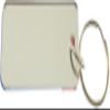 TCEShop Kappa Alpha/ Psi + Mason Two Group Split Key Chain [White/Blue - 3"] - ID#146013 view 2
