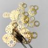 IGRIXLSD 2-Piece Set Custom Gasket Brass Washer Fits for Chris Reeve Large Sebenza, Umnumzaan view 3