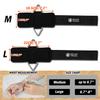 J Bryant Fitness Wrist Cuffs for Cable Machines  Heavy Duty Adjustable Wrist Straps with 7mm Neoprene Padding for Strength Training, Pull Exercises, and Forearm Support (Black, Large) view 2