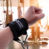 J Bryant Fitness Wrist Cuffs for Cable Machines  Heavy Duty Adjustable Wrist Straps with 7mm Neoprene Padding for Strength Training, Pull Exercises, and Forearm Support (Black, Large) view 4