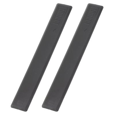beler 2Pcs Black Plastic Roof Rack Bar Hole Clip Cover Replacement Rail Trim Compatible for Suzuki Swift