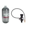 TUXING 2.5L Carbon Fiber Paintball HPA Air Tank,4500psi PCP Air System Dual Gauge Valve 24-inches High Pressure Hose with Double Quick Diconnect view 1