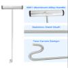 BLUEWING 20in Super Heavy Duty Dehooker Push and Pull Fishing Hook Remover Tools Stainless Steel/Aluminum Alloy Fish Dehooking Tool for Shark Marlin Giant Grouper, Silver view 2