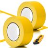 Hear XSUS 2PCs 2" x 230FT Outdoor Pickleball Court Tape - Indoor Durable Floor Tape and Tape Cutter for Creating and Marking Court Boundaries, Ideal for Pickleball Enthusiasts. (Style 3) view 1