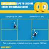 Hear XSUS 2PCs 2" x 230FT Outdoor Pickleball Court Tape - Indoor Durable Floor Tape and Tape Cutter for Creating and Marking Court Boundaries, Ideal for Pickleball Enthusiasts. (Style 3) view 4