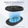 Hand Warmers Rechargeable, Gifts for Men and Women, 6000mAh Electric Hand Warmers Rechargeable 2 Pack with 12 Hours Working Time, Best Gifts for Mom and Dad (Black) view 2